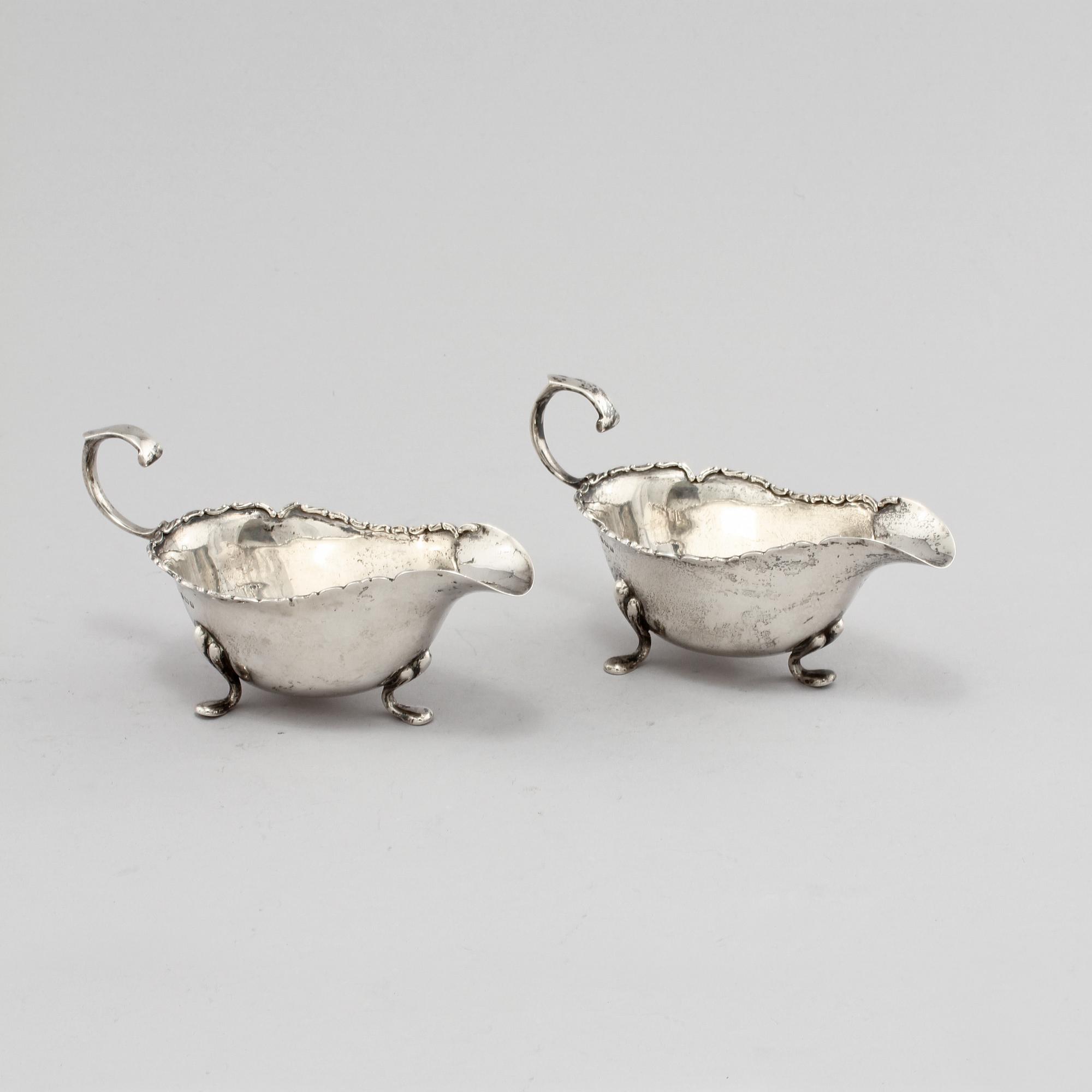 SÅSSNIPOR, ett par, silver, E.S Barnsley & Co Ltd., Birmingham, England, 1908.