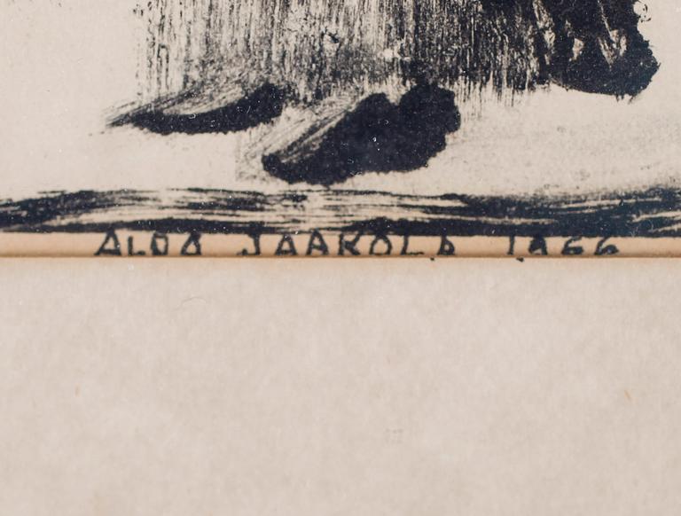 ALPO JAAKOLA, litografi, signerad och daterad 1966.