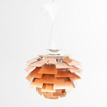 Poul Henningsen, taklampa "PH-Kotte / PH Artichoke", för Louis Poulsen, Danmark, formgiven 1958.