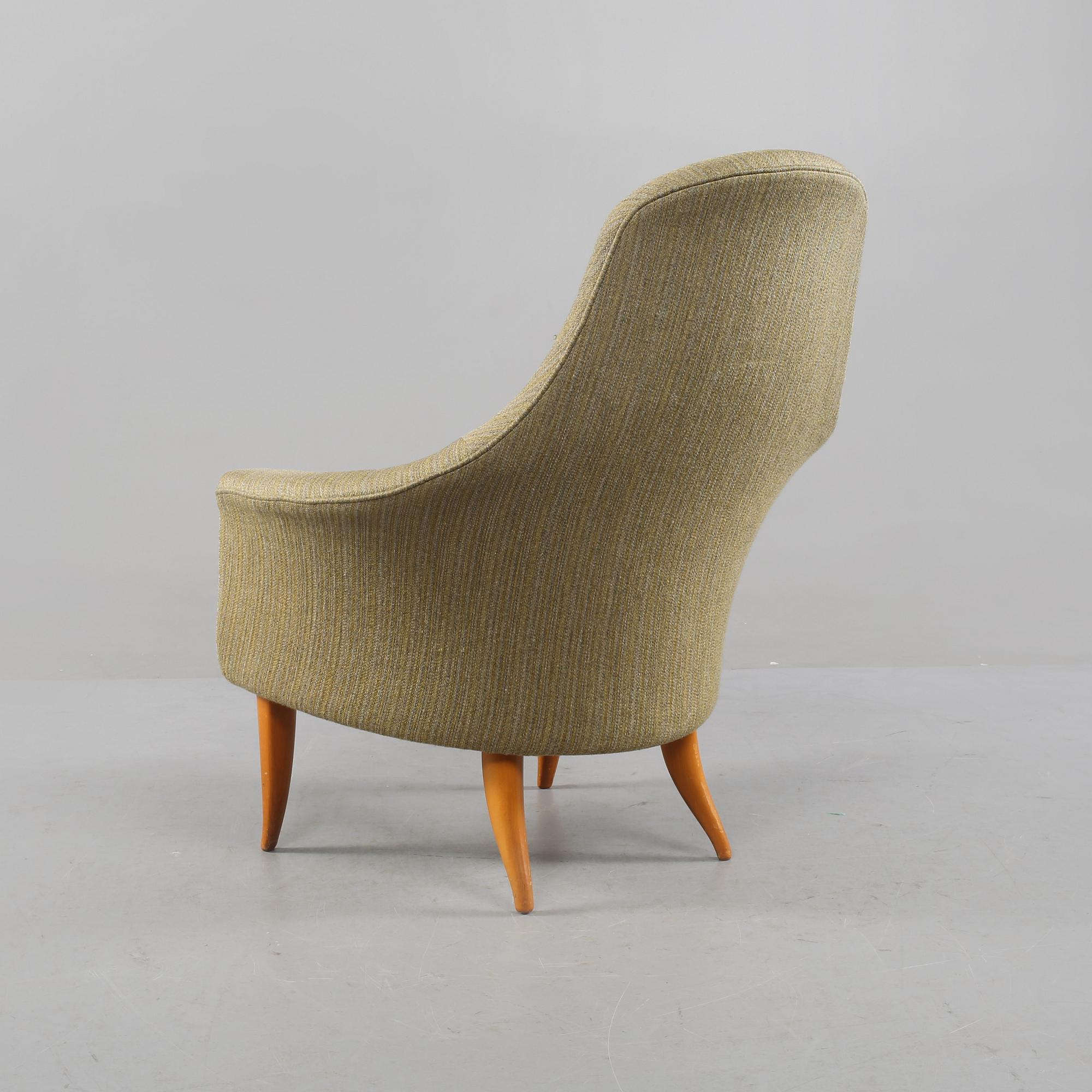 FÅTÖLJ, "Stora Adam" ur Paradiset, Kerstin Hörlin-Holmquist, NKs Triva-serie, 1900-talets andra hälft.