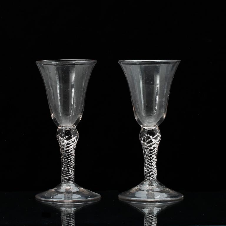 SPETSGLAS, 2 st. 1800-tal.