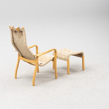 Yngve Ekström, fåtölj med fotpall "Primo" Swedese.