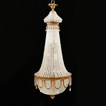 LJUSKRONA, 1900-talets början, höjd ca 135 cm.