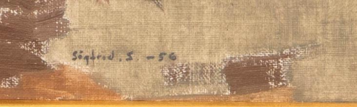 Sigfrid Södergren, Stickande kvinna.