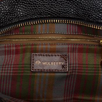 MULBERRY, a scotchgrain leather bag.