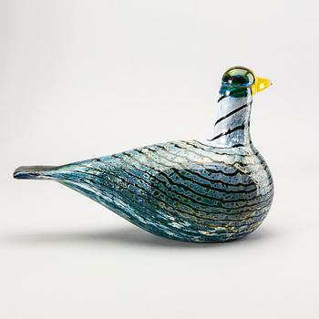 Oiva Toikka,  glass sculpture signed and numbered 852/2000 Nuutajärvi Finland.