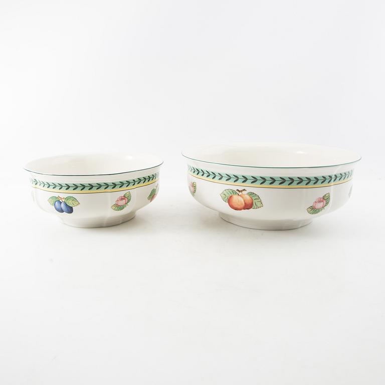 Servis, 48 delar, porslin, "French Garden Fleurence", Villeroy Bosch, Tyskland.