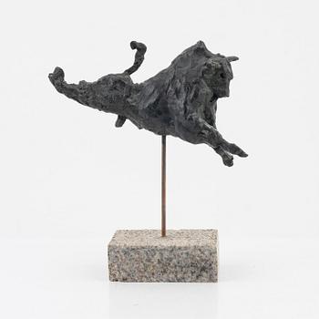 Marylyn Hamilton-Gierow. Skulptur, brons, signerad, total höjd 22 cm.