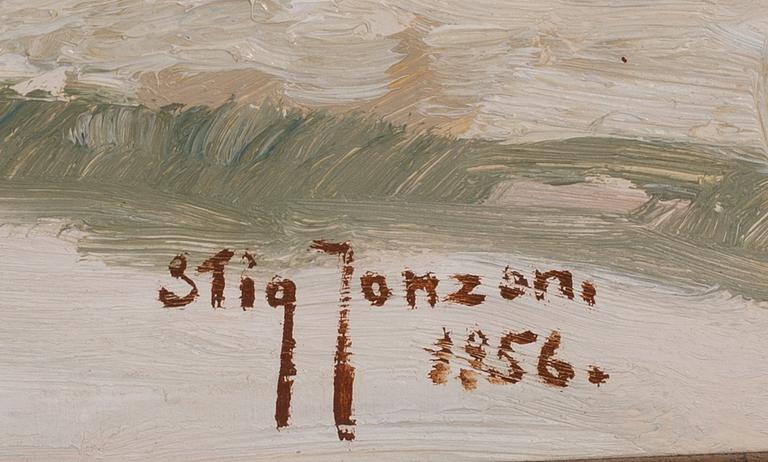 Stig Jonzon, Motif from Riddarholmen.