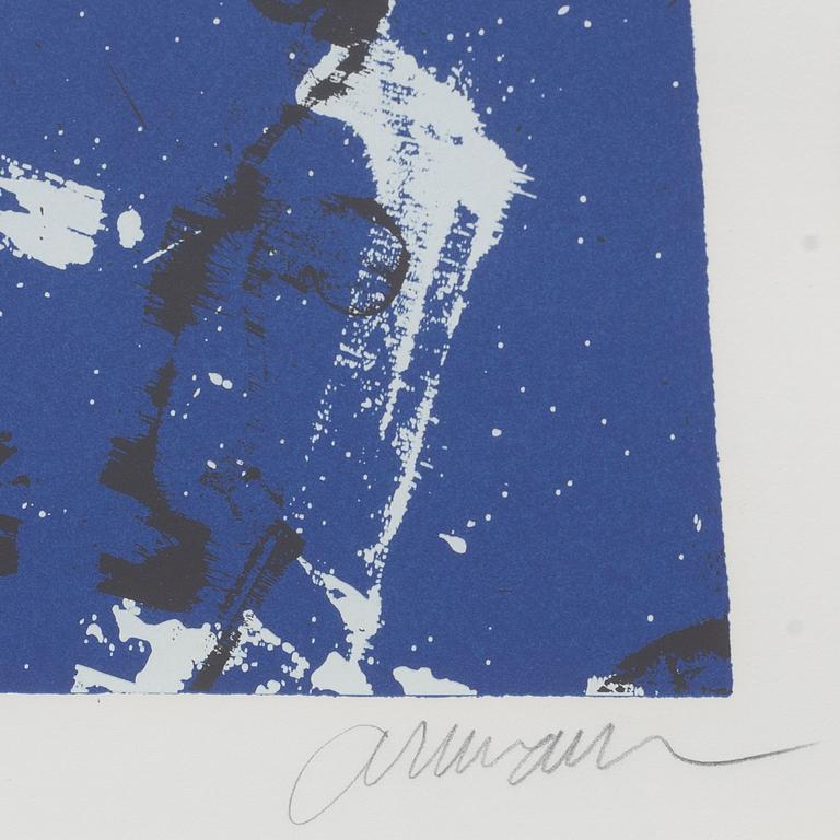 FERNANDEZ ARMAN, färglitografier 2 st, signerade och numrerade 36/150 o 59/150.