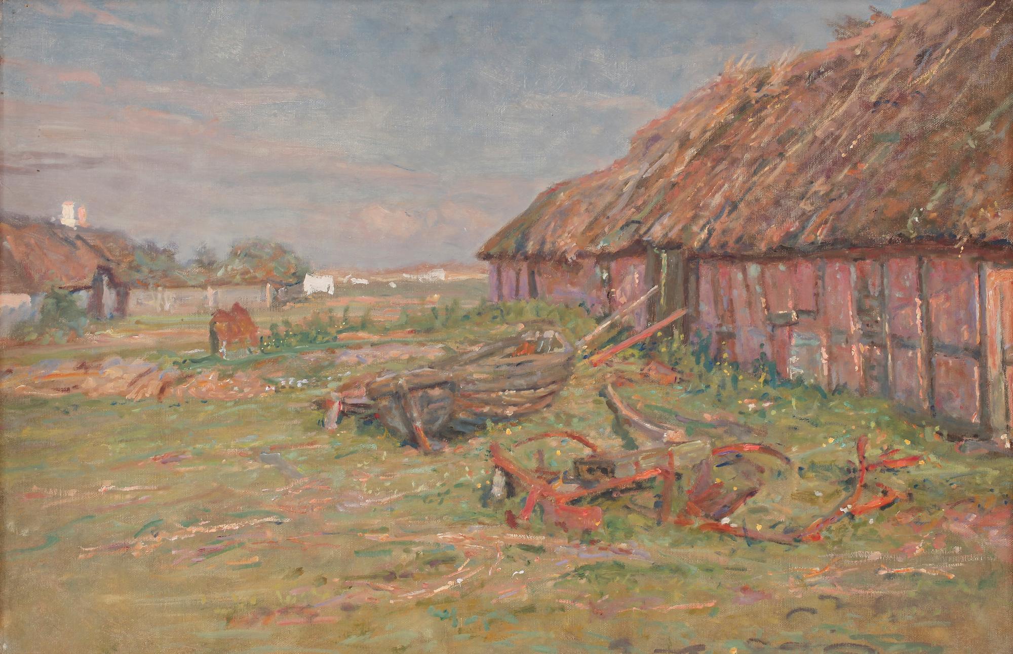 VIGGO JOHANSEN, olja på duk, osignerad.