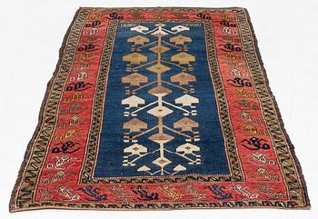 An antique rug, Northwest Persian/Azerbaijan, c. 167 x 94 cm.