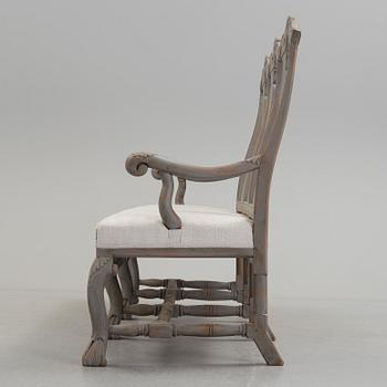A 18th century Baroque sofa.