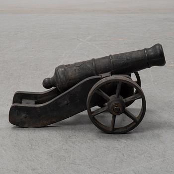 Two Swedish cast iron cannons, Stafsjö bruk, second half of the 20th century.