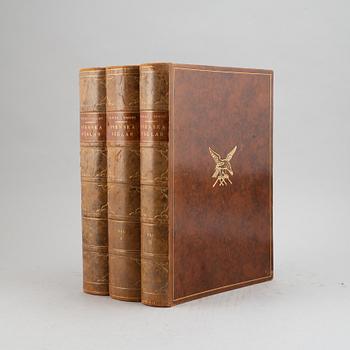 The von Wright brothers, three volumes "Svenska Fåglar", Börtzells tryckeri AB, Stockholm, 1927-1929.