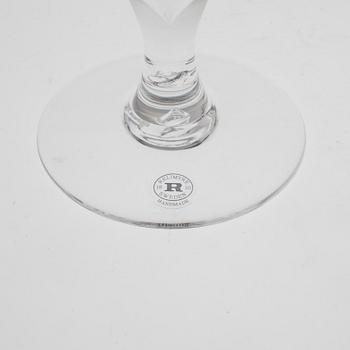 12 wine glasses, "Slottet", Tomas Harila Carlgren and Lars Sjöberg, Reijmyre glasbruk.