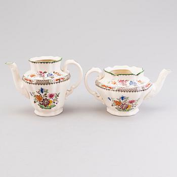 A 132-piece set of 'Chinese Rose' tableware, Copeland Spode, England 1930s.