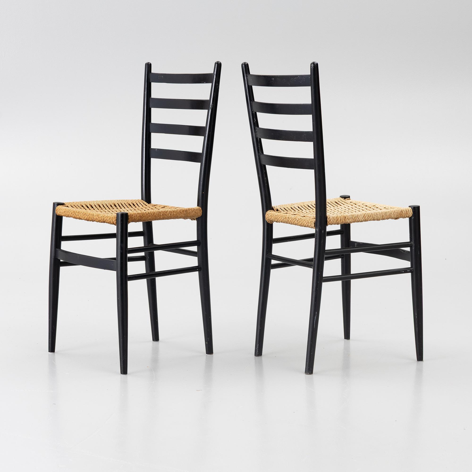 5 chairs, 'Bologna', IKEA.