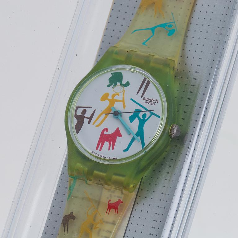 Swatch, Bongo, wristwatch, 25 mm.