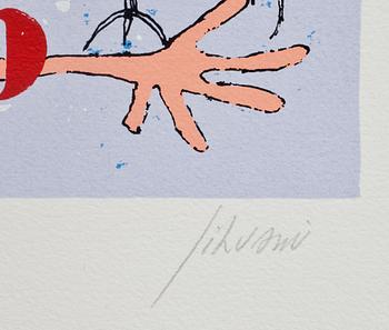 CHRISTIAN SILVAIN, två färgserigrafier, signerade och numrerade 20/200, 21/200.