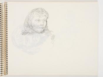 Lotte Laserstein, Sketchbook with approximately 42 drawings, of which 1 is signed.