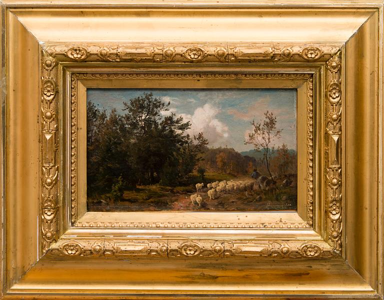 Hjalmar Munsterhjelm, HJALMAR MUNSTERHJELM, oil on canvas/paper-panel, indistinctly signed.