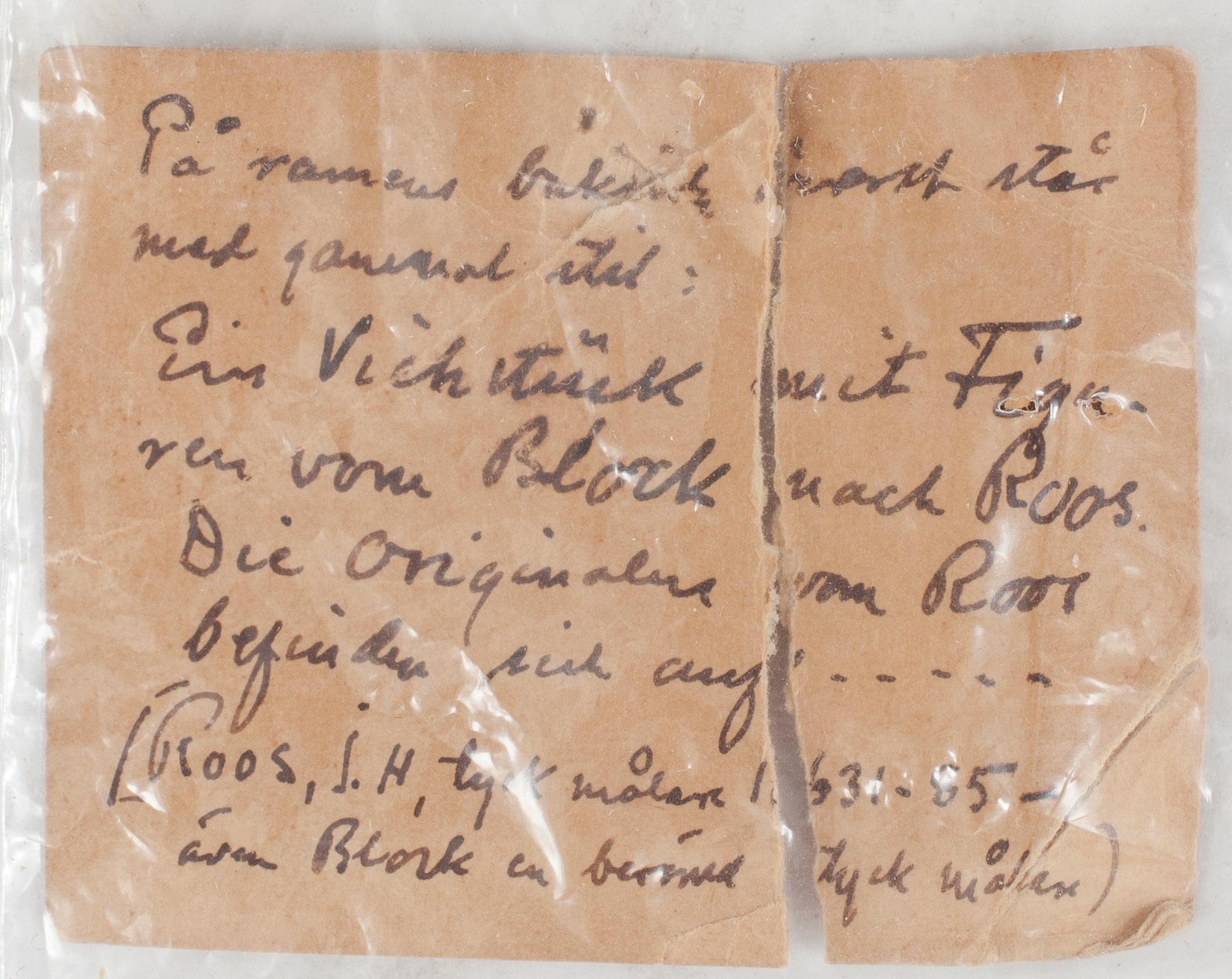 OKÄND KONSTNÄR, olja på duk, 1700/1800-tal.