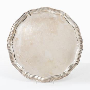 A silver tray, Sam Pettersson AB, Linköping, Sweden, 1929.
