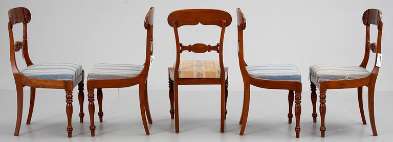 STOLAR, 5 st, Senempire. 1800-talets mitt.