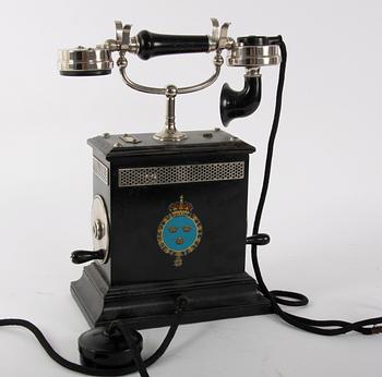 TELEFON och REKLAMSKYLT, 1900-tal.