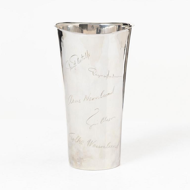 Eric Löfman, trophy, silver, MGAB, 1983.