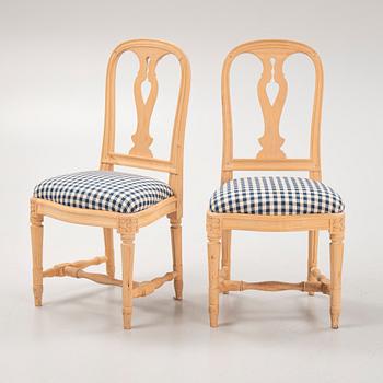 A set of ten 'Hallunda' Gustavian style chairs from IKEA, 1990s.