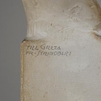 TORE STRINDBERG, skulptur, gips, sign.