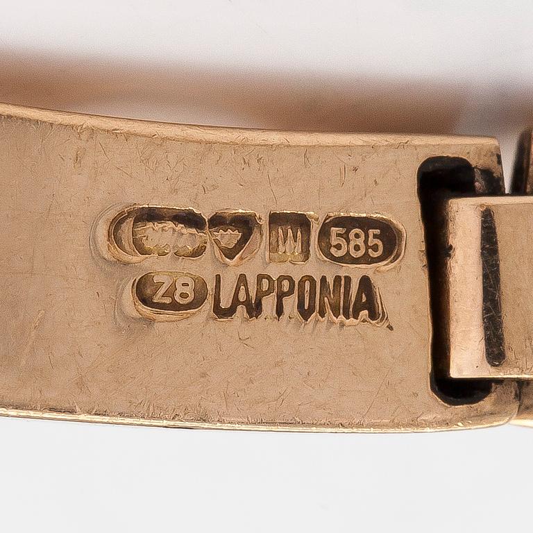 Zoltan Popovits, collier, "Egina", 14K guld, Lapponia 2001.