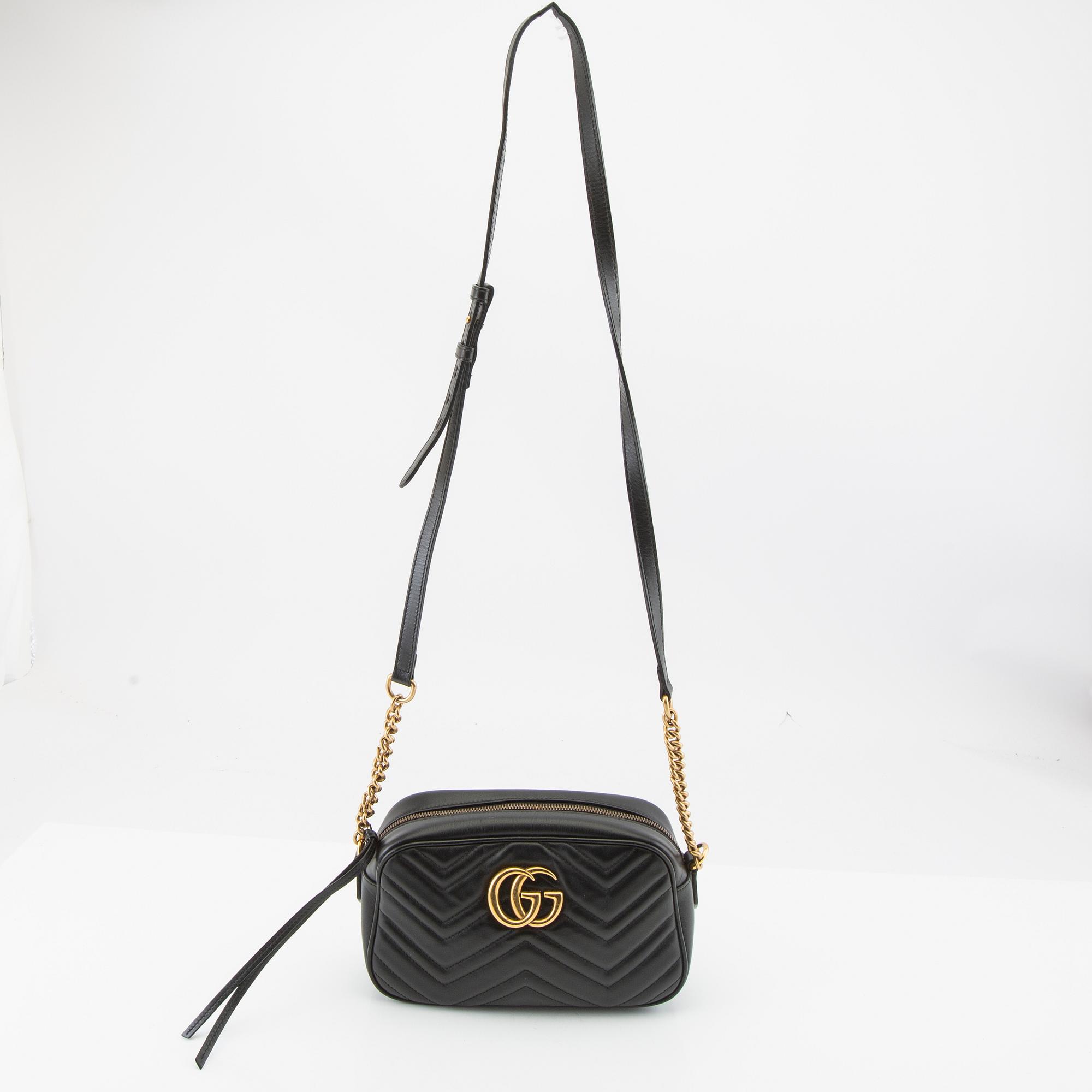 Gucci, bag, "GG Marmont Small Matelassé Bag".