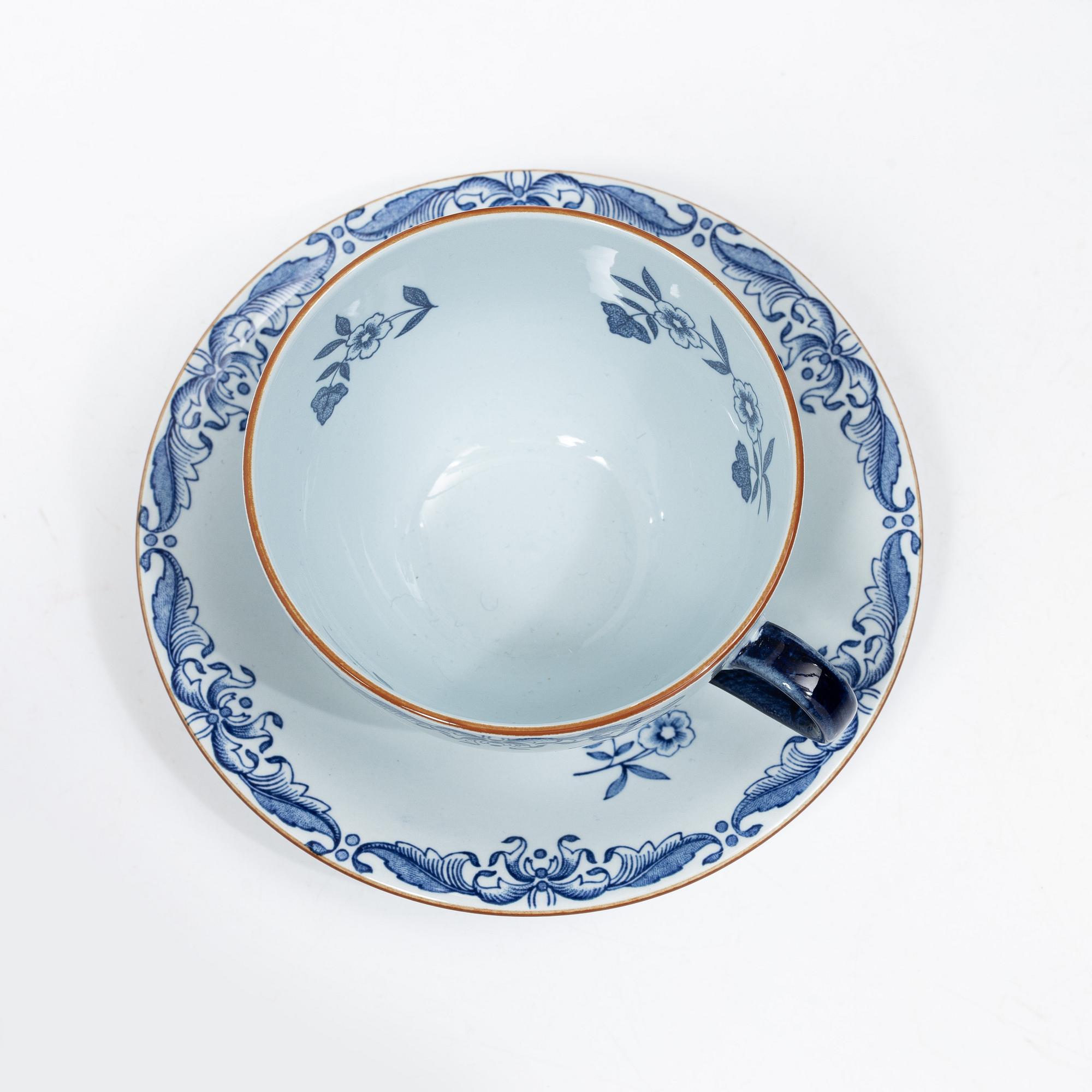 Dinner service, approximately 63 pieces, stoneware and porcelain, "East India", Rörstrand.