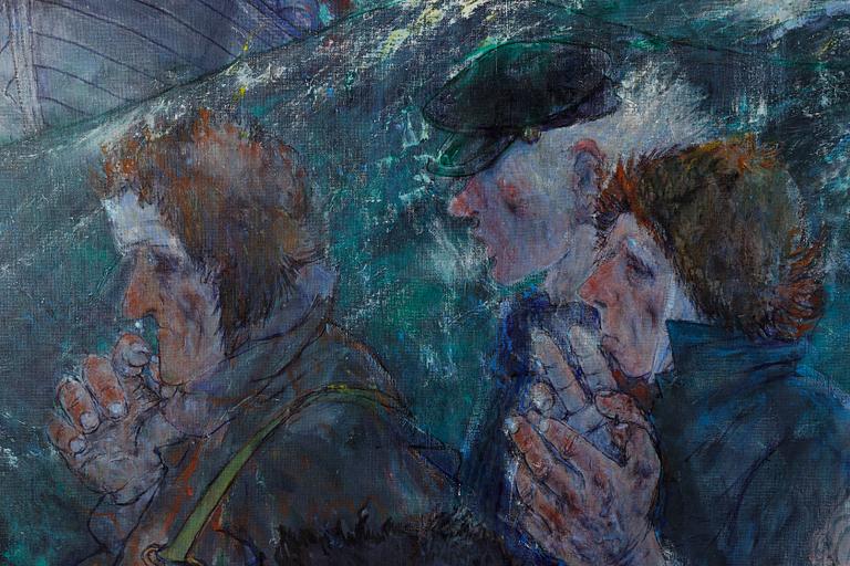 Eerik Haamer, Fishing boat convoy.