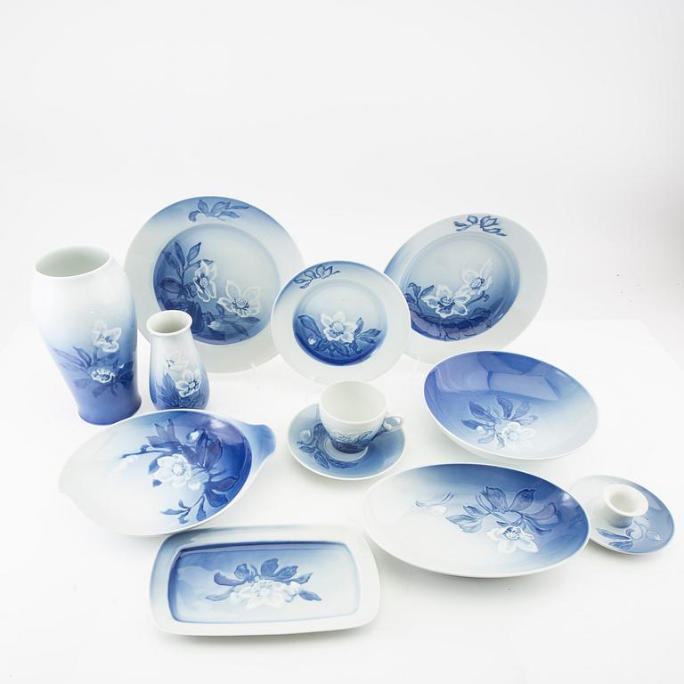Service porcelain 74 pcs "Christmas Rose" Bing & Gröndahl Denmark second half of the 20th century.