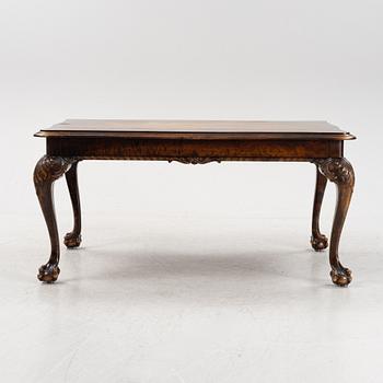 A birch dining table, first half of the 20th century.