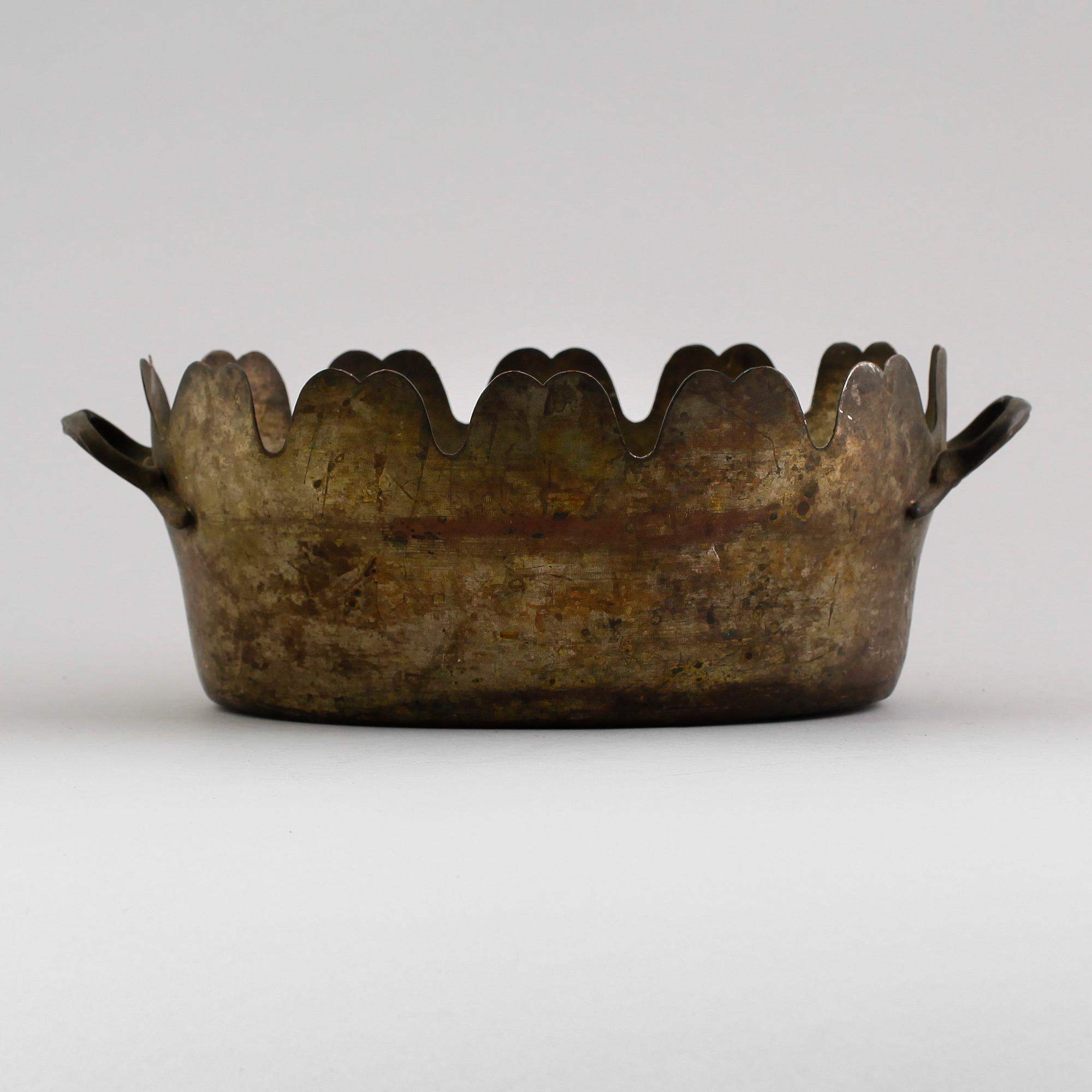 GLASSKÖLJARE, argent haché, 1700-/1800-tal.