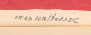 Max Walter Svanberg, litografi signerad och numrerad 140/250.