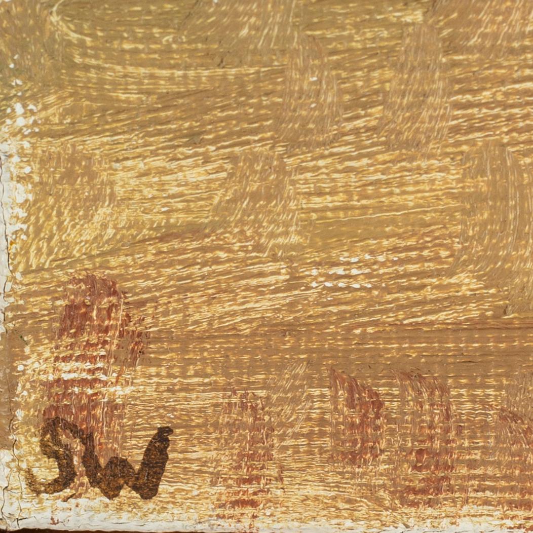 SISSEL WIBOM, oil on canvas, signed SW.