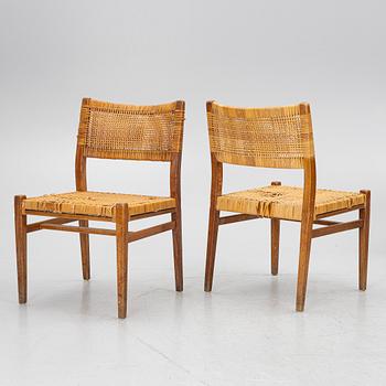 Erik Wørts, five chairs, Henrik Wørts Møbelsnedkeri, Denmark, mid20th century.