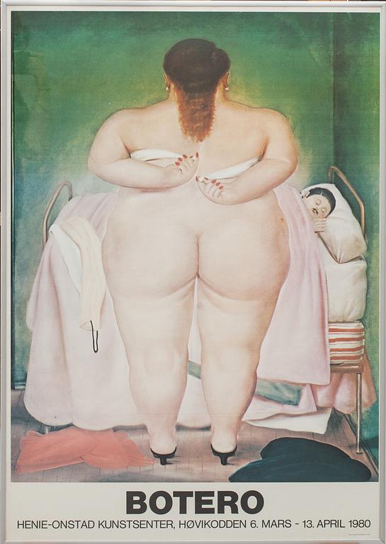 AFFISCH, Botero, Oslo 1980.