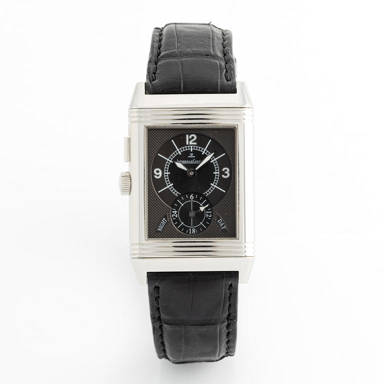 Jaeger-LeCoultre, Reverso Duoface, Night & Day, wristwatch, 26 x 36 (42) mm.