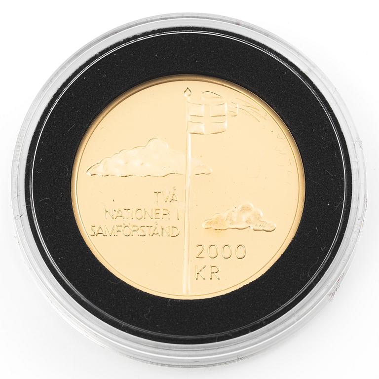 Guldmynt, Sverige, 2000 kronor, 2005.