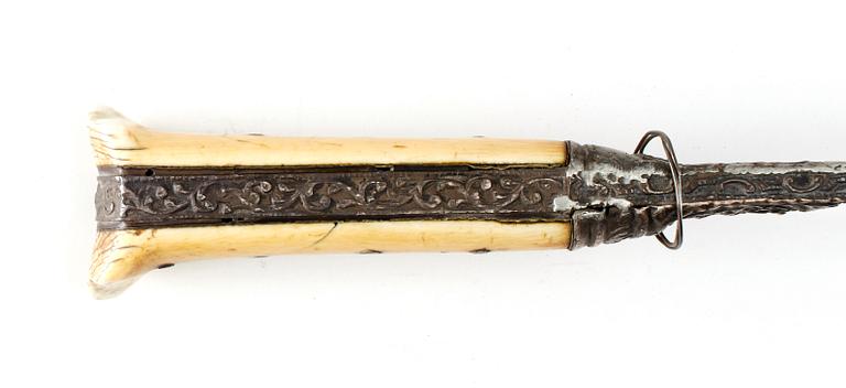 YATAGAN, indopersisk, 1800/1900-tal.