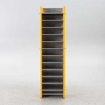 Unidentified designer, newspaper rack, contemporary.
