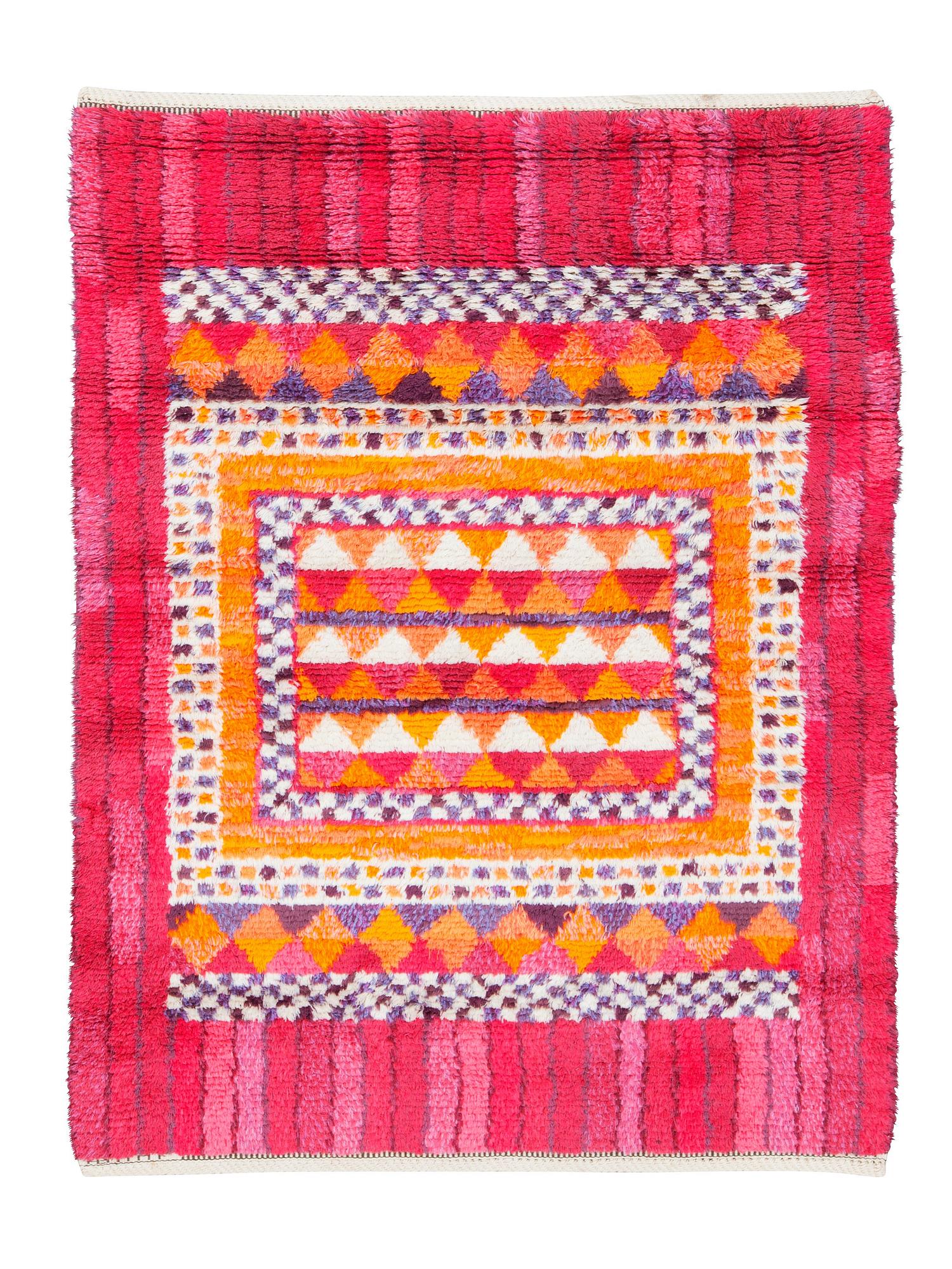 MATTA. "Eldryan". Rya. 163,5 x 123 cm. Signerad AB MMF MR.