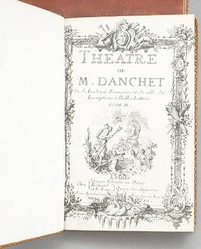 ANTOINE DANCHET, 4 vol, Theatre de M. Danchet, I-IV, Paris 1751-.